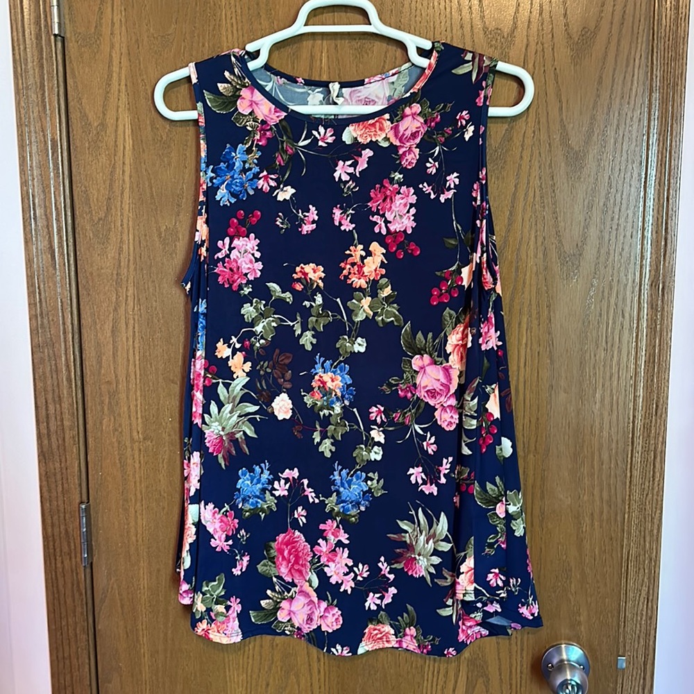 Floral Swing Tank -3X